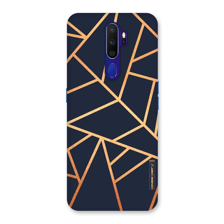 Golden Pattern Back Case for Oppo A9 (2020)