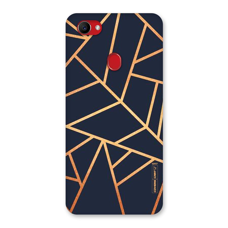 Golden Pattern Back Case for Oppo F7
