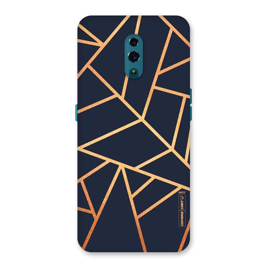 Golden Pattern Back Case for Oppo Reno