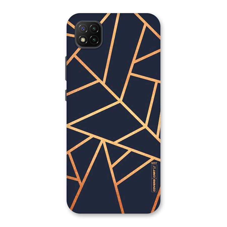 Golden Pattern Back Case for Poco C3