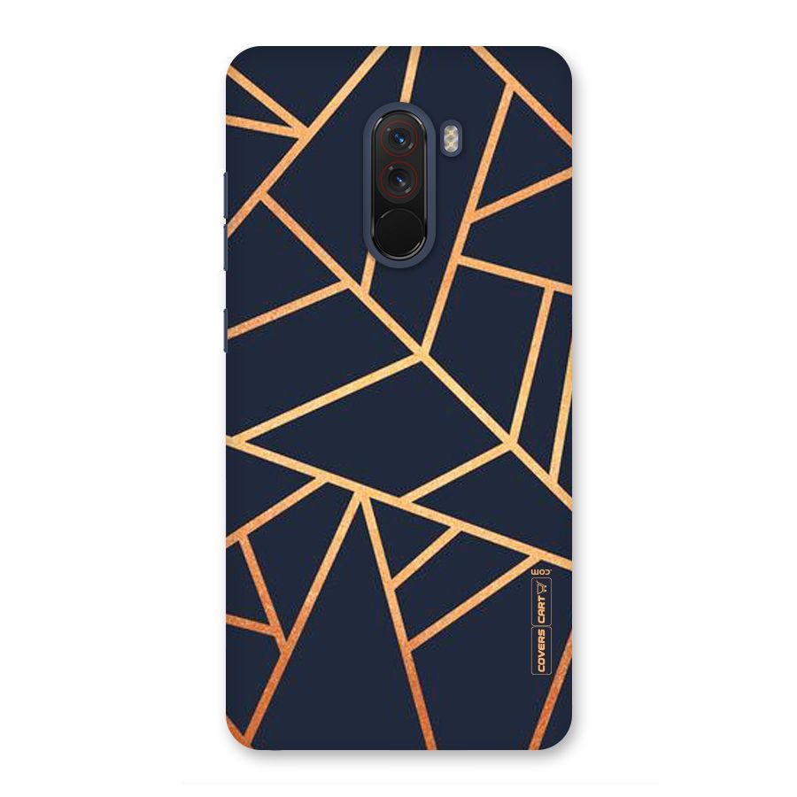 Golden Pattern Back Case for Poco F1