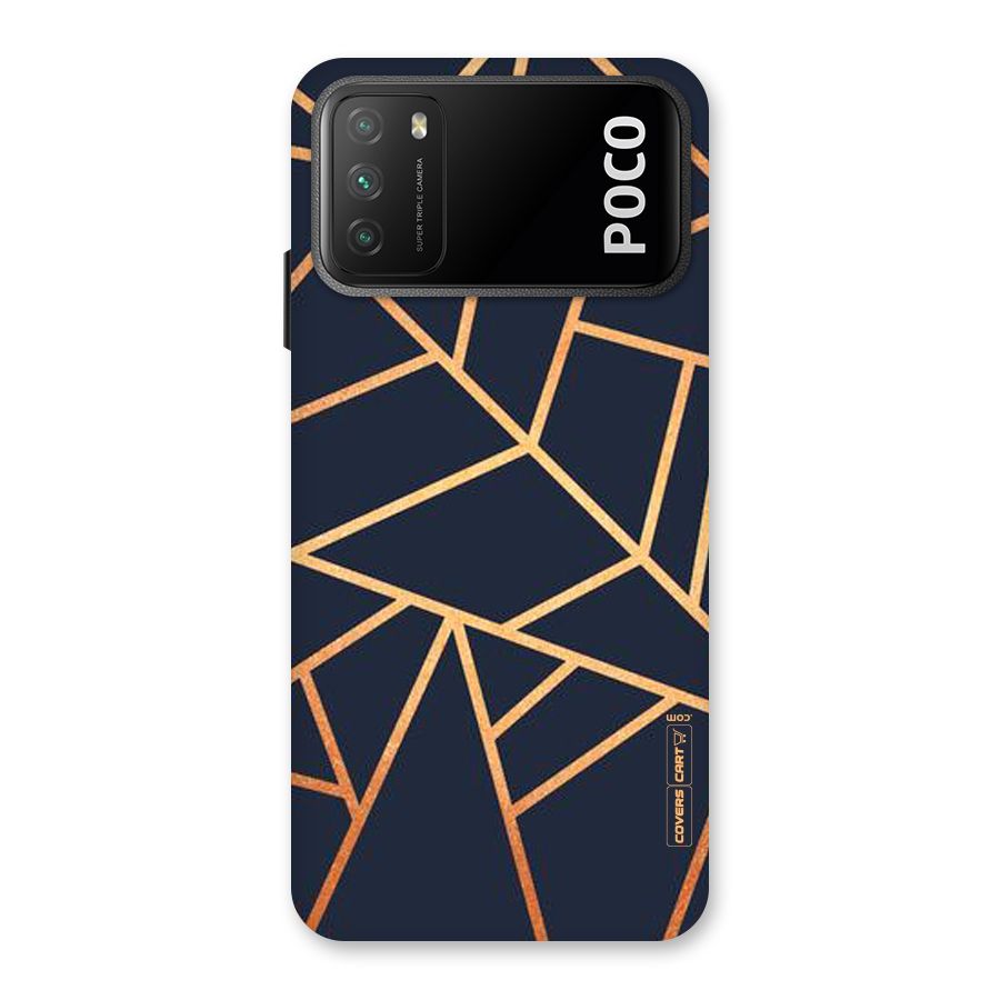 Golden Pattern Back Case for Poco M3