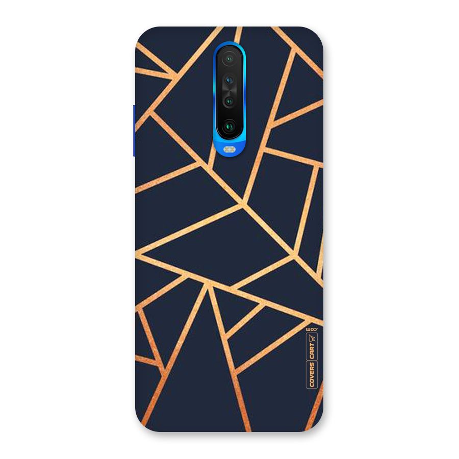 Golden Pattern Back Case for Poco X2