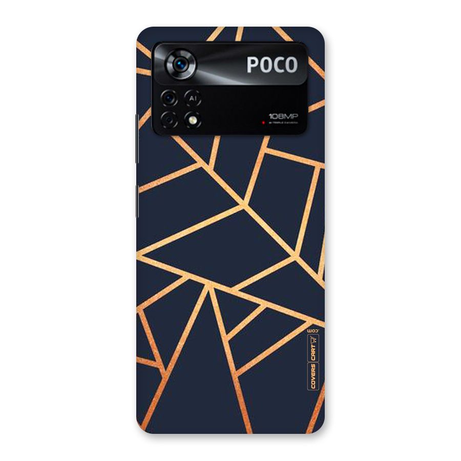 Golden Pattern Back Case for Poco X4 Pro 5G