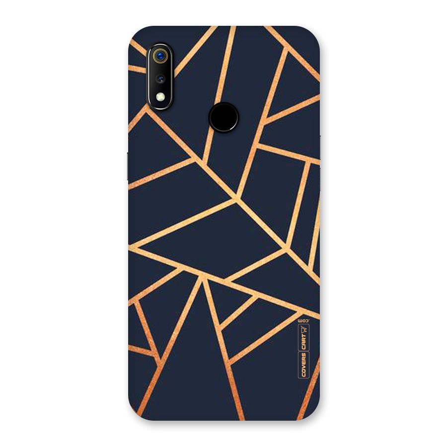 Golden Pattern Back Case for Realme 3