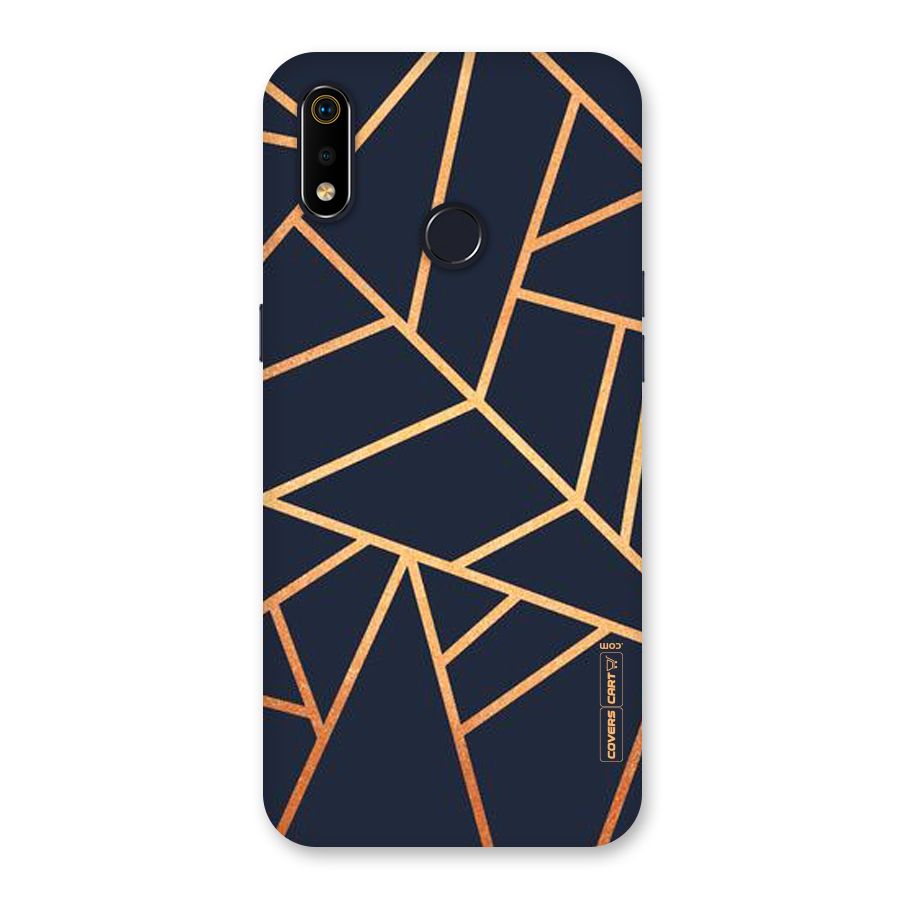 Golden Pattern Back Case for Realme 3i