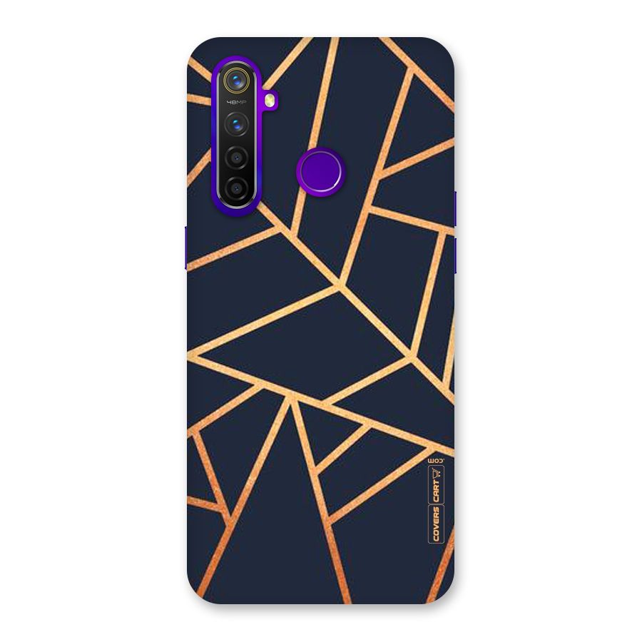 Golden Pattern Back Case for Realme 5 Pro