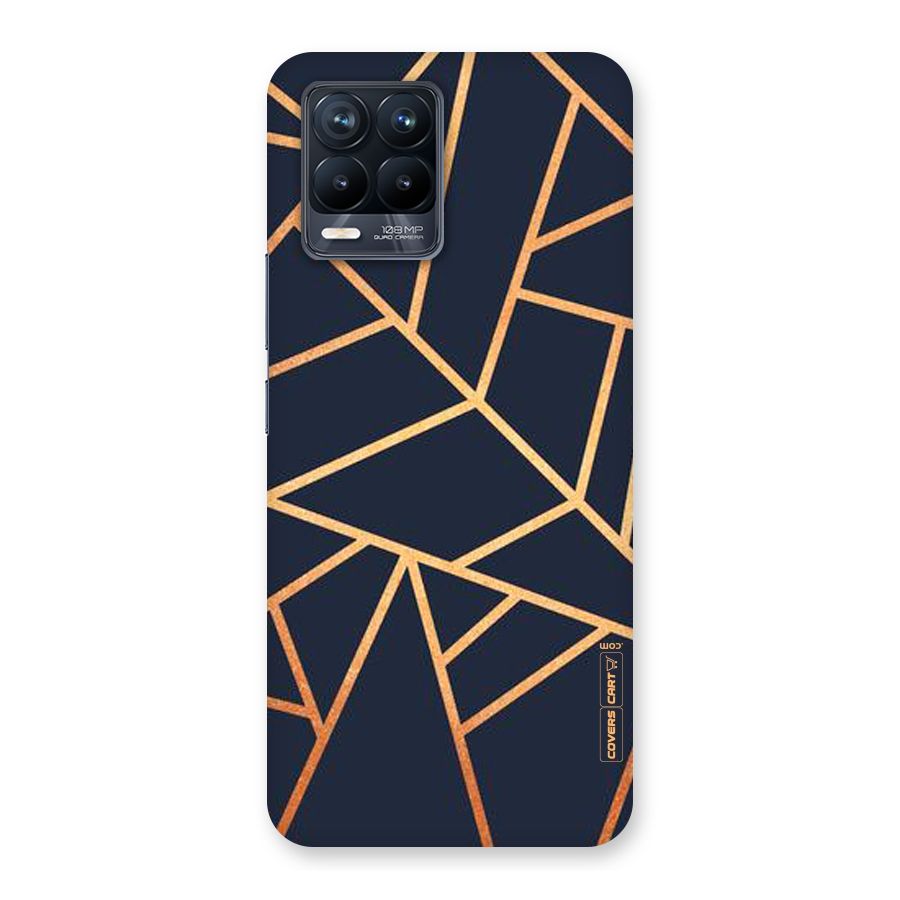 Golden Pattern Back Case for Realme 8 Pro