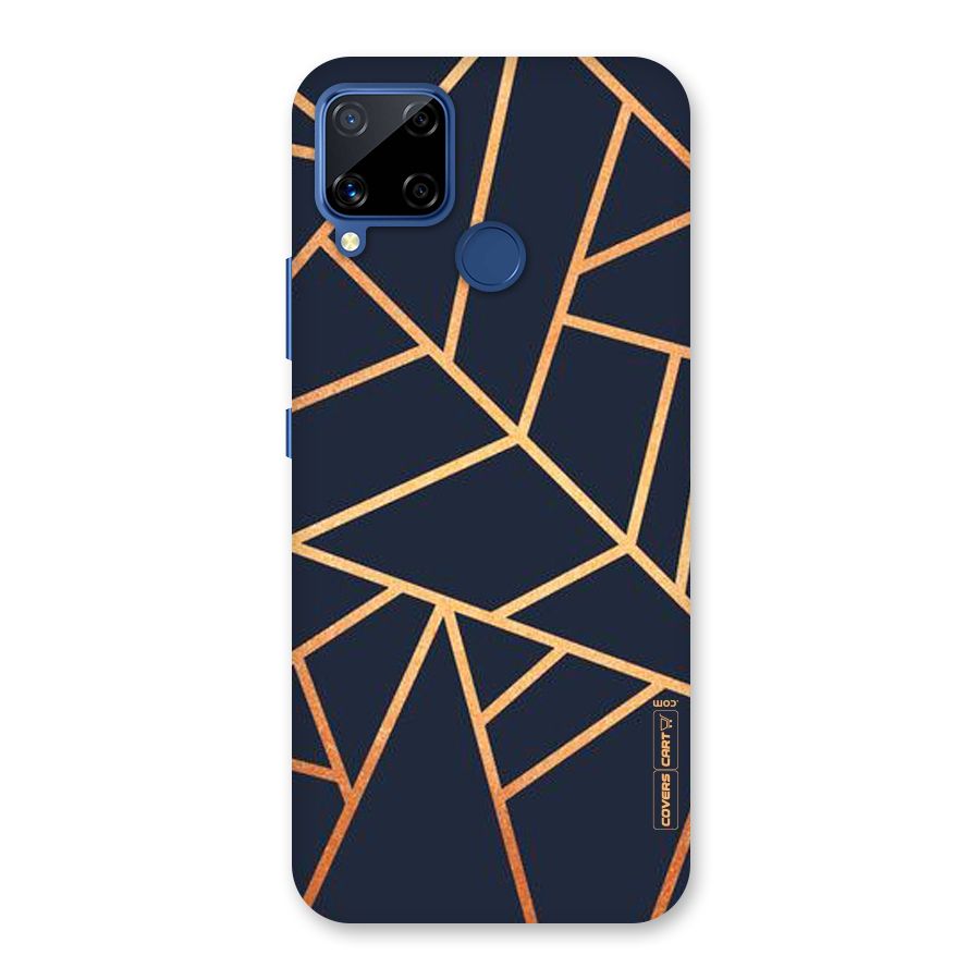 Golden Pattern Back Case for Realme C15