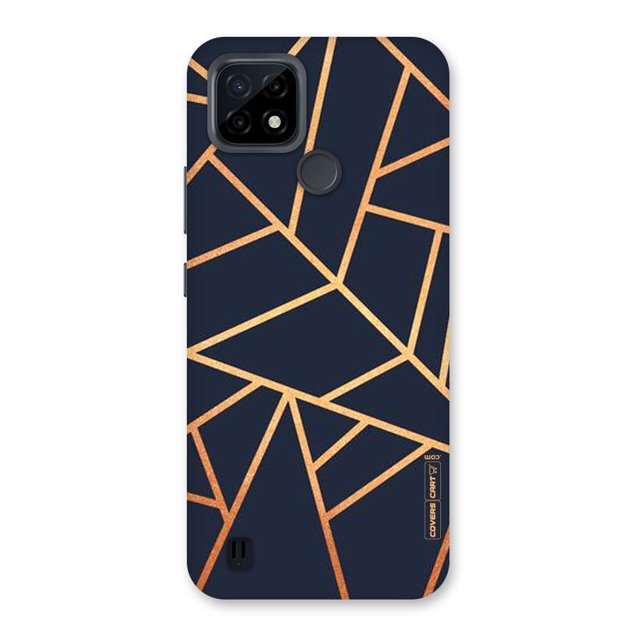 Golden Pattern Back Case for Realme C21