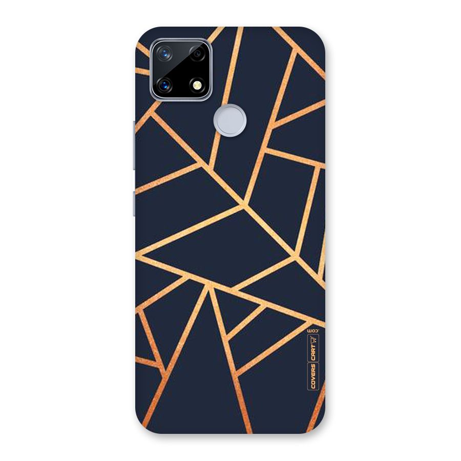 Golden Pattern Back Case for Realme Narzo 20