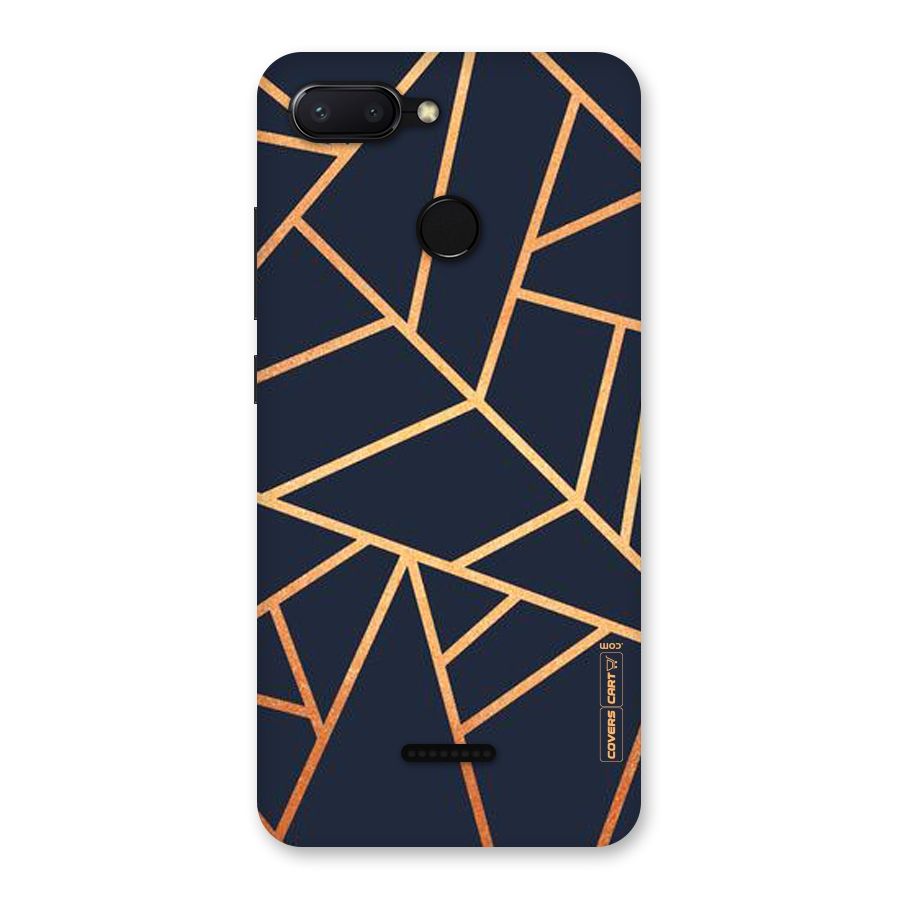 Golden Pattern Back Case for Redmi 6