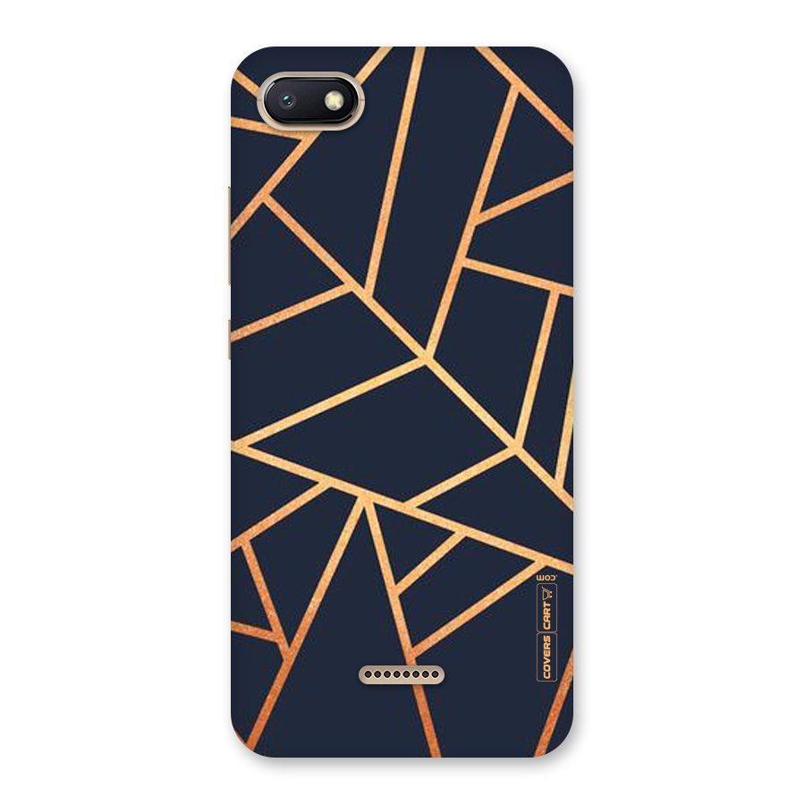 Golden Pattern Back Case for Redmi 6A