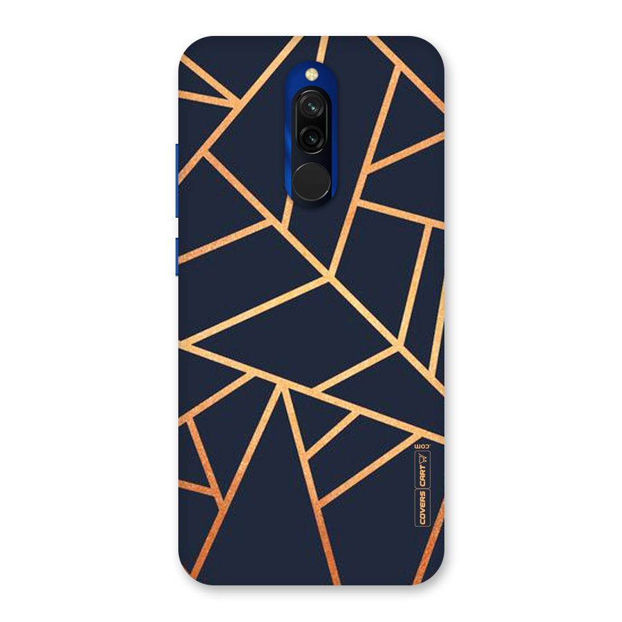 Golden Pattern Back Case for Redmi 8
