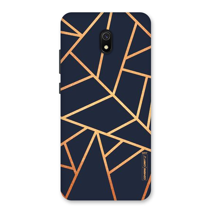 Golden Pattern Back Case for Redmi 8A
