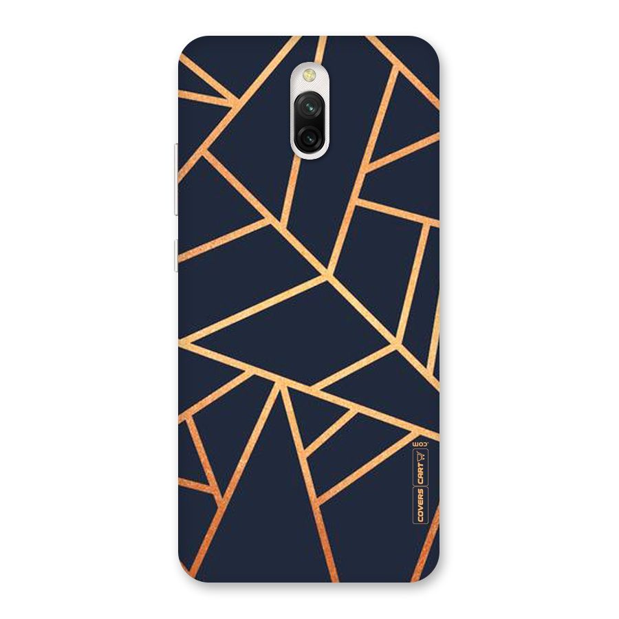 Golden Pattern Back Case for Redmi 8A Dual