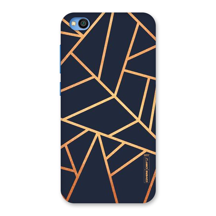 Golden Pattern Back Case for Redmi Go
