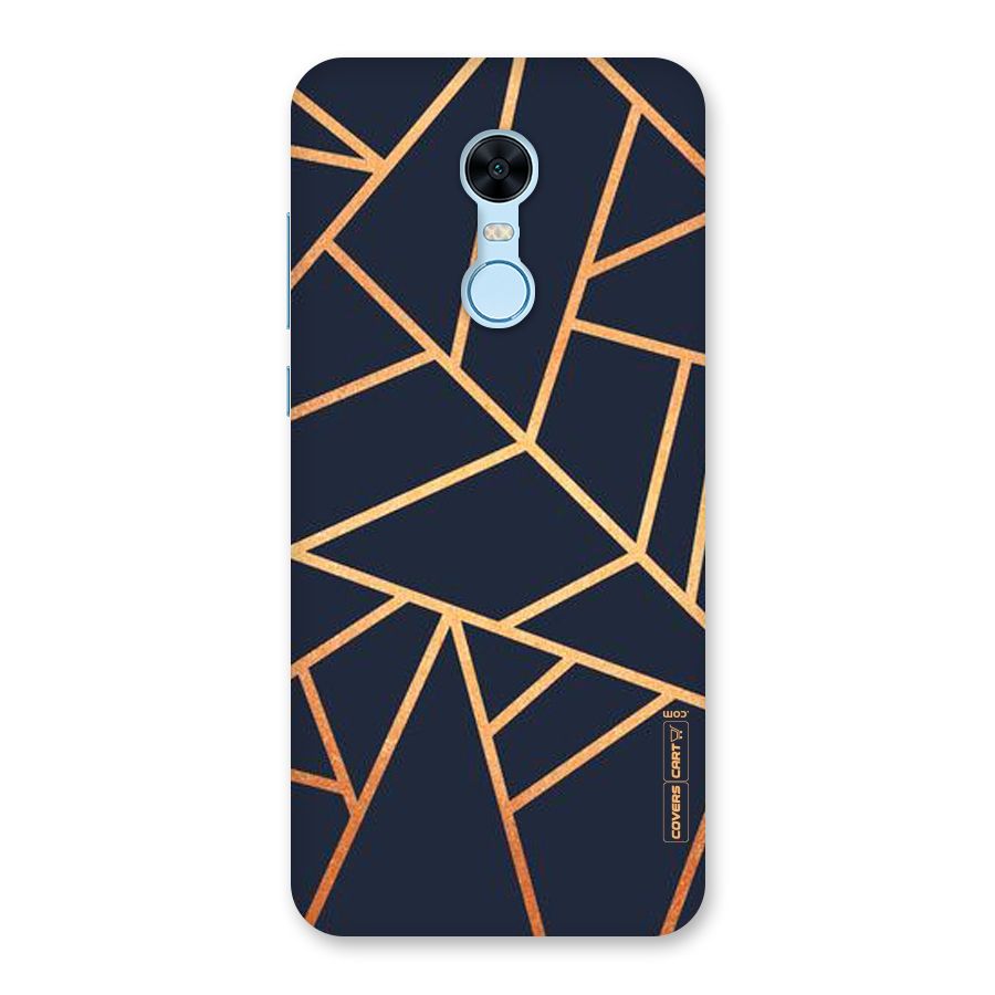 Golden Pattern Back Case for Redmi Note 5