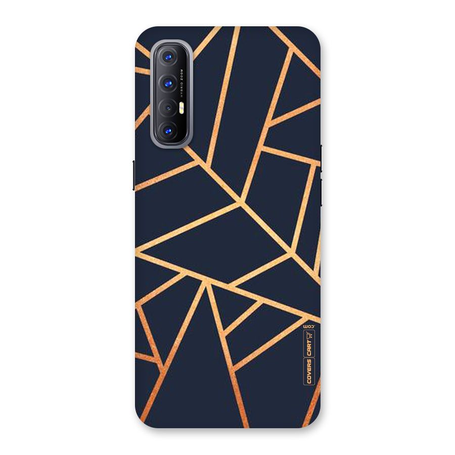 Golden Pattern Back Case for Reno3 Pro