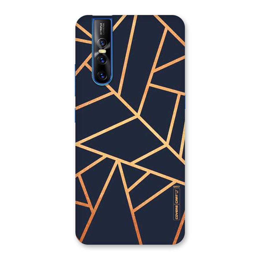 Golden Pattern Back Case for Vivo V15 Pro