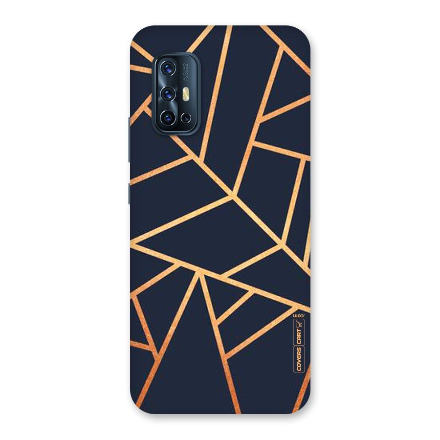 Golden Pattern Back Case for Vivo V17
