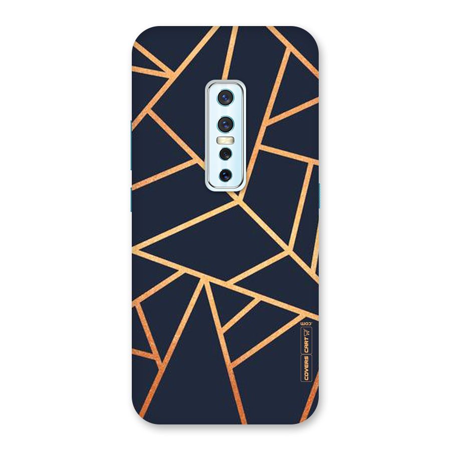 Golden Pattern Back Case for Vivo V17 Pro