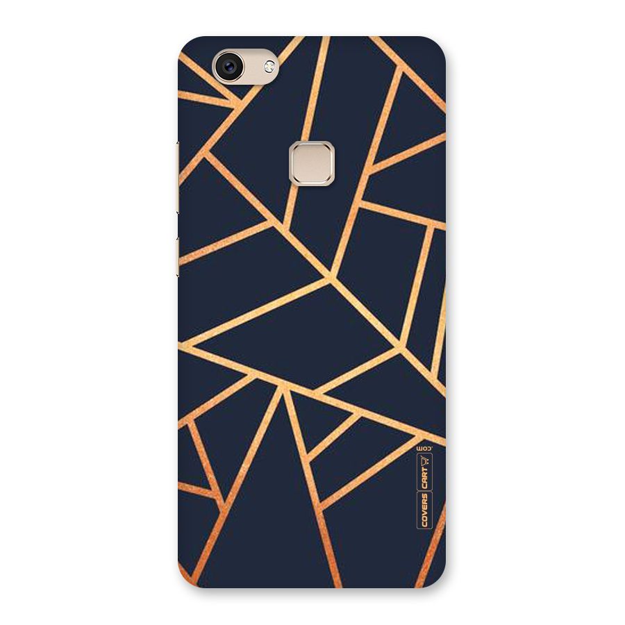 Golden Pattern Back Case for Vivo V7