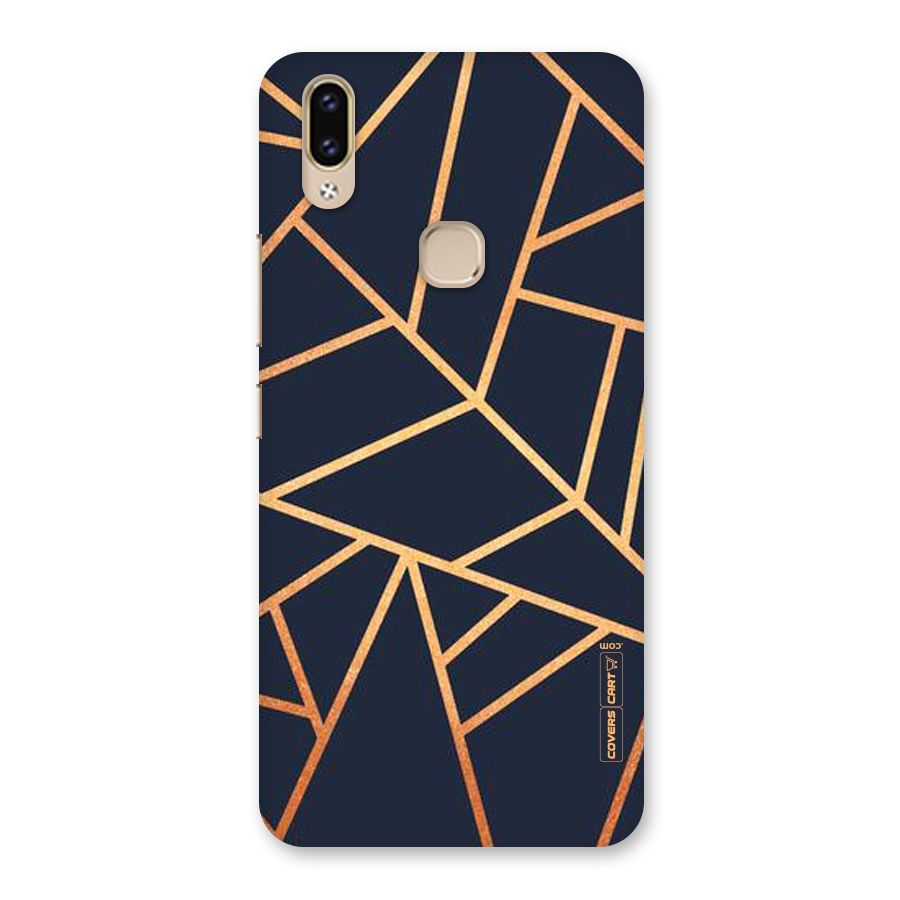 Golden Pattern Back Case for Vivo V9 Youth