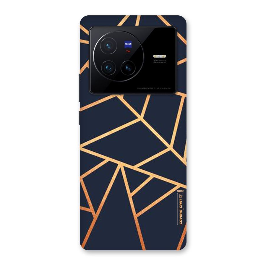 Golden Pattern Back Case for Vivo X80