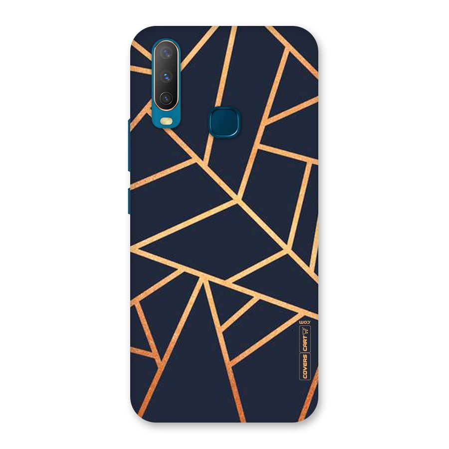 Golden Pattern Back Case for Vivo Y15