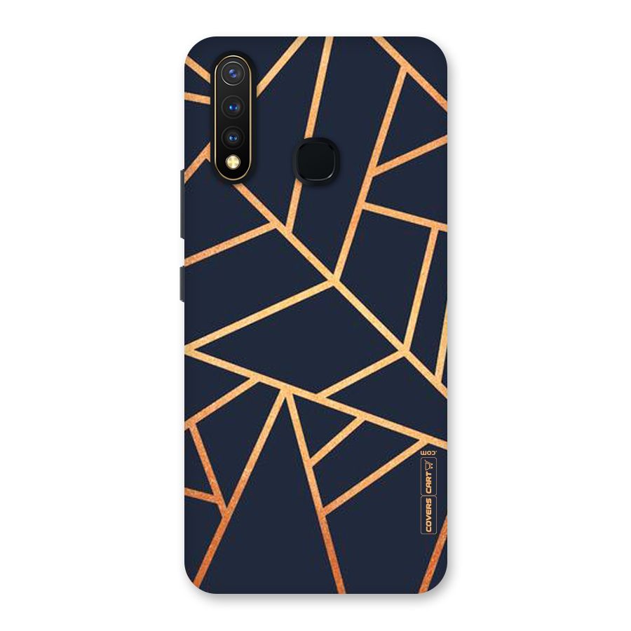 Golden Pattern Back Case for Vivo Y19