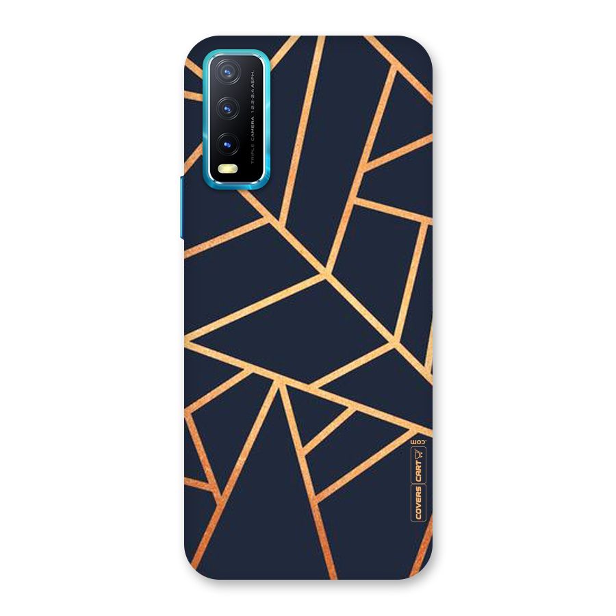 Golden Pattern Back Case for Vivo Y20G