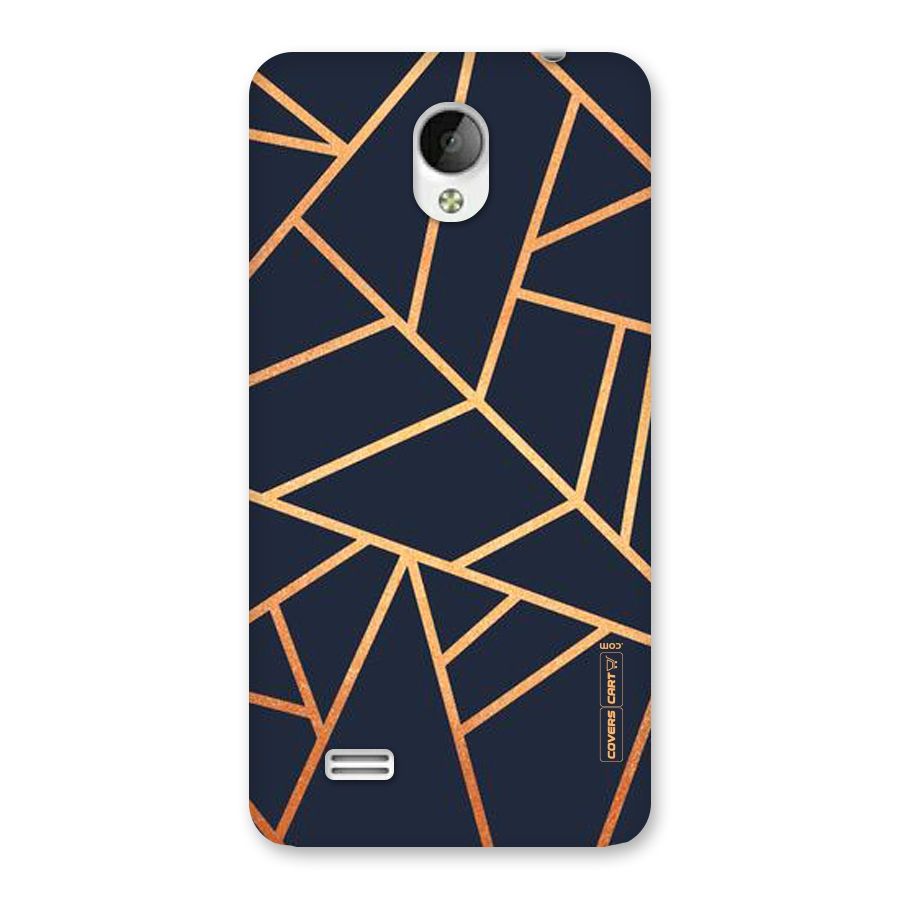 Golden Pattern Back Case for Vivo Y21
