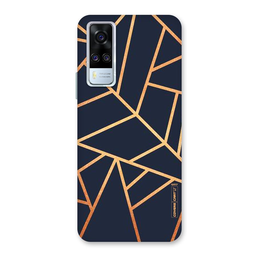 Golden Pattern Back Case for Vivo Y31