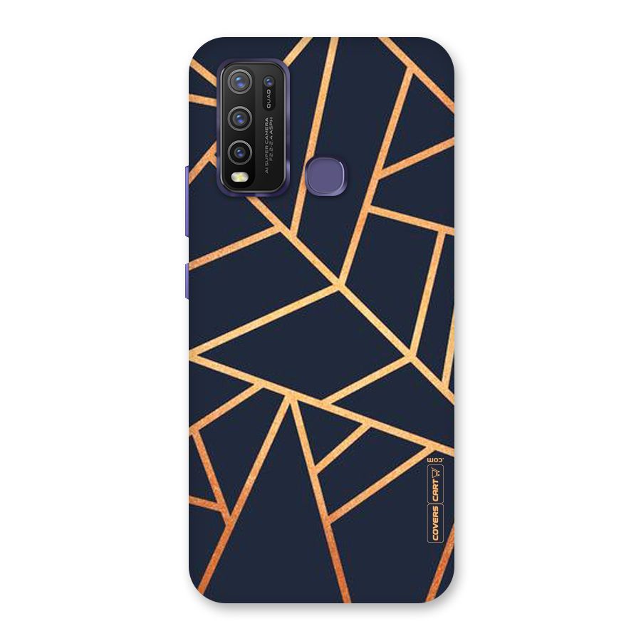 Golden Pattern Back Case for Vivo Y50