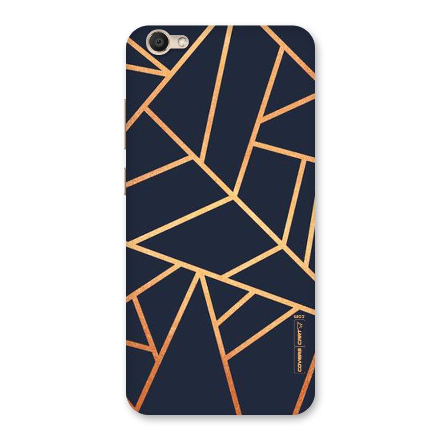 Golden Pattern Back Case for Vivo Y67
