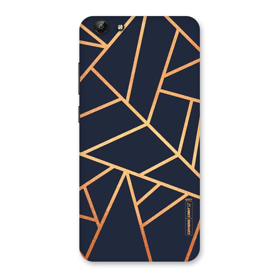 Golden Pattern Back Case for Vivo Y69