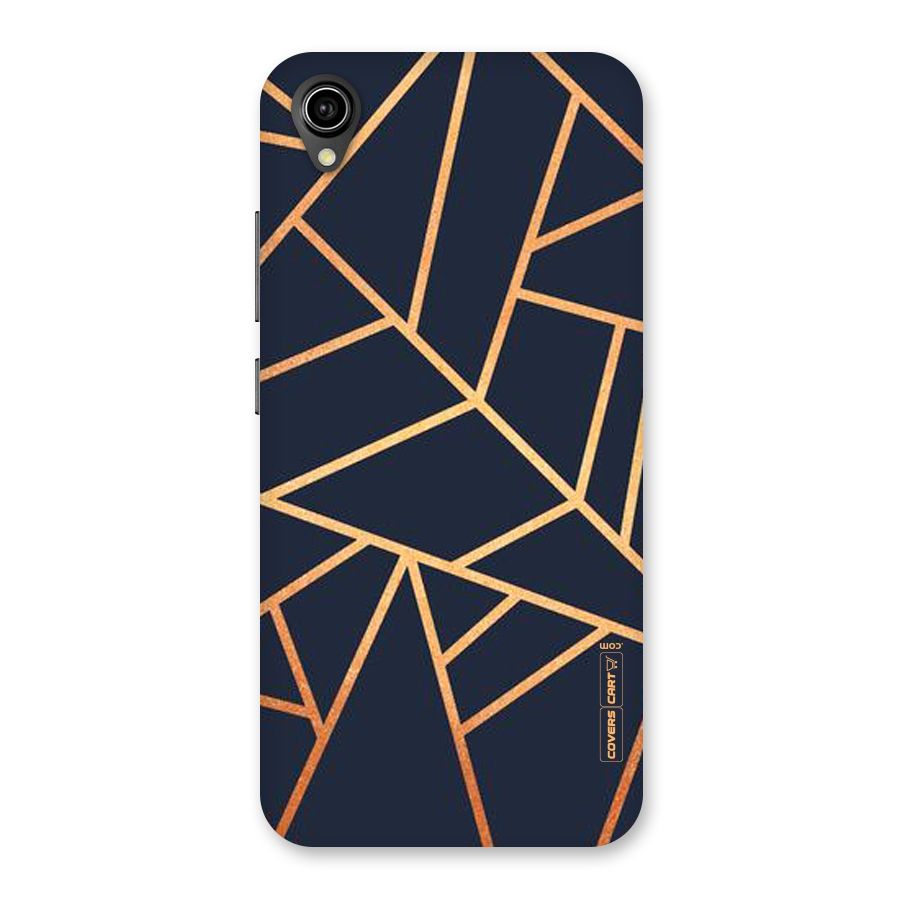 Golden Pattern Back Case for Vivo Y90