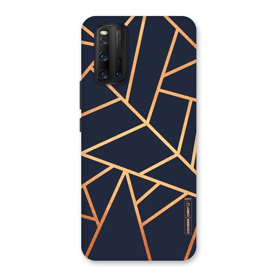 Golden Pattern Back Case for Vivo iQOO 3