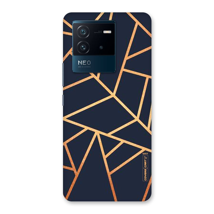 Golden Pattern Back Case for Vivo iQOO Neo 6 5G
