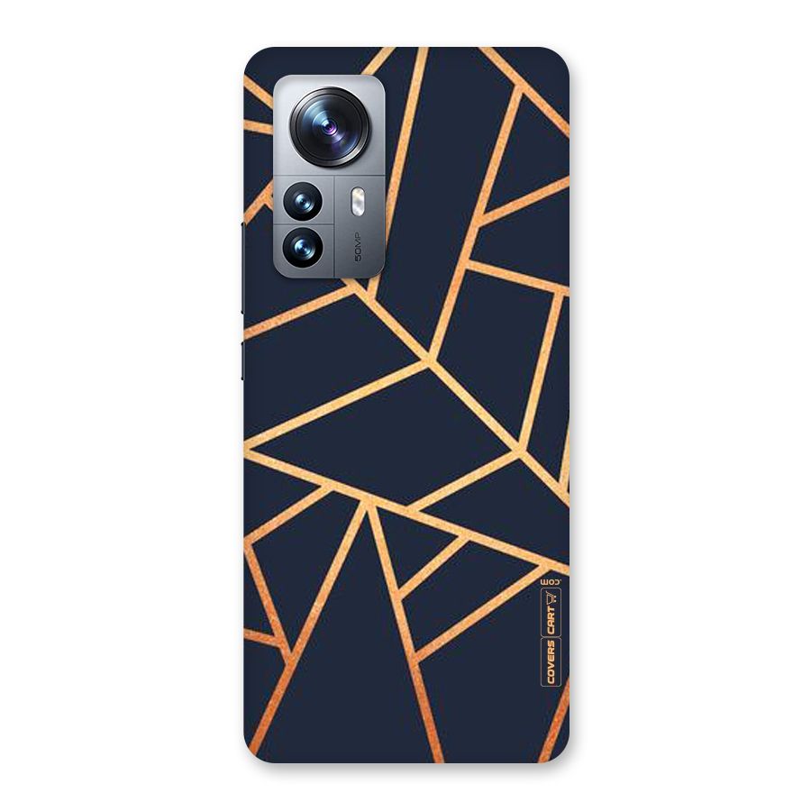 Golden Pattern Back Case for Xiaomi 12 Pro