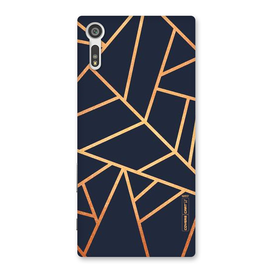 Golden Pattern Back Case for Xperia XZ