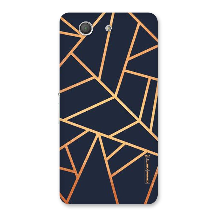 Golden Pattern Back Case for Xperia Z3 Compact