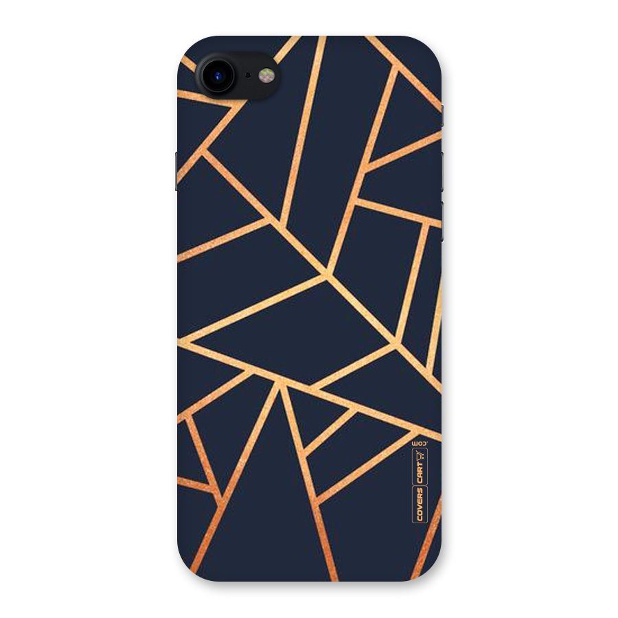 Golden Pattern Back Case for iPhone SE 2020