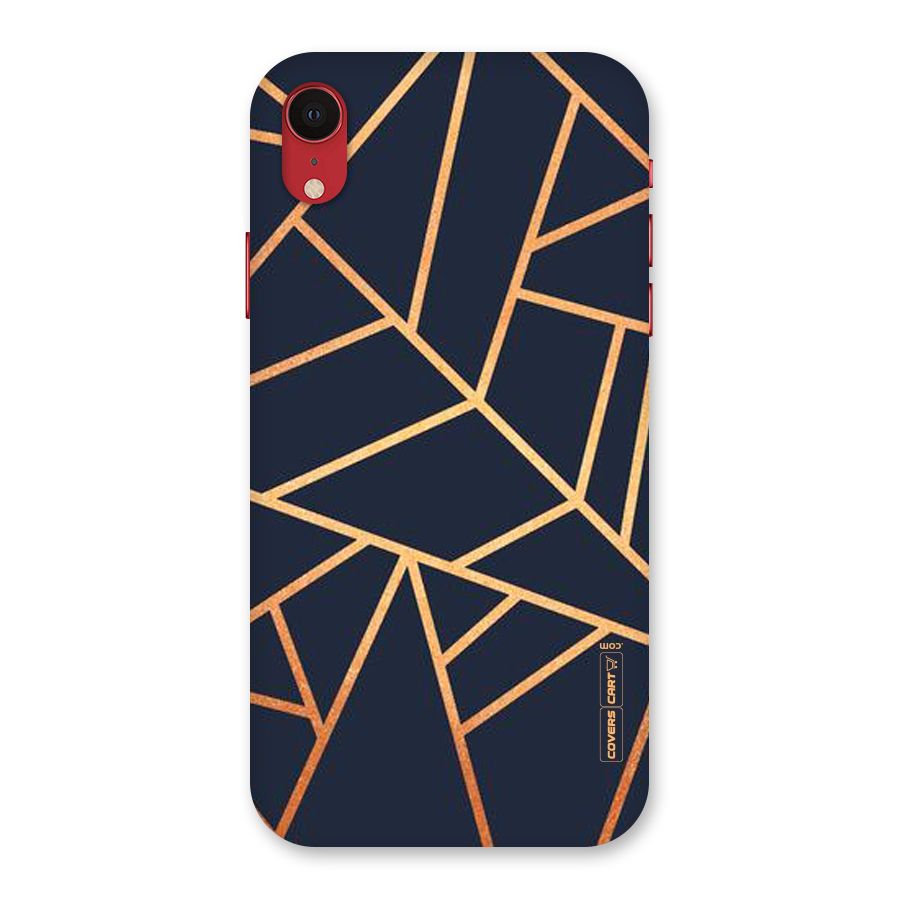 Golden Pattern Back Case for iPhone XR