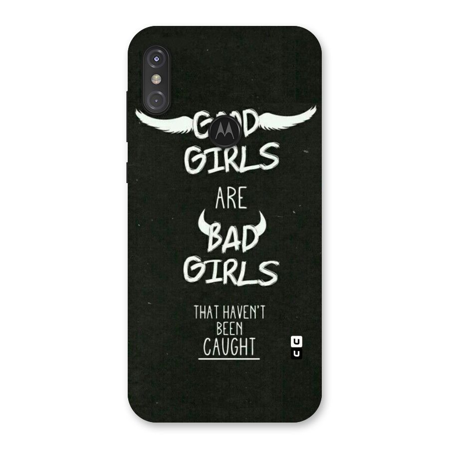 Good Bad Girls Back Case for Motorola One Power