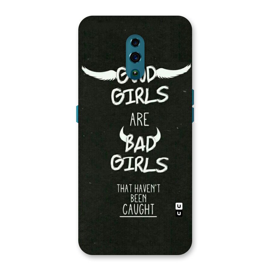 Good Bad Girls Back Case for Oppo Reno