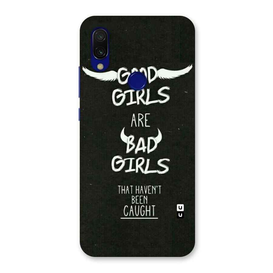 Good Bad Girls Back Case for Redmi 7