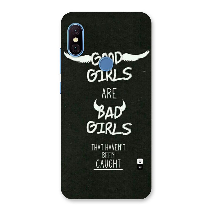 Good Bad Girls Back Case for Redmi Note 6 Pro