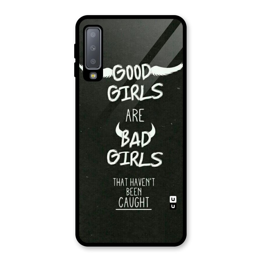 Good Bad Girls Glass Back Case for Galaxy A7 (2018)